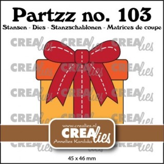 (CLPartzz103)Crealies Partzz dies no. 103 Gift Large