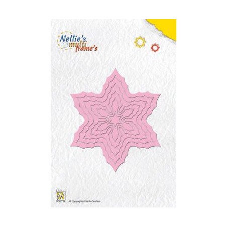 (MFD046)Frame dies multi poinsetta