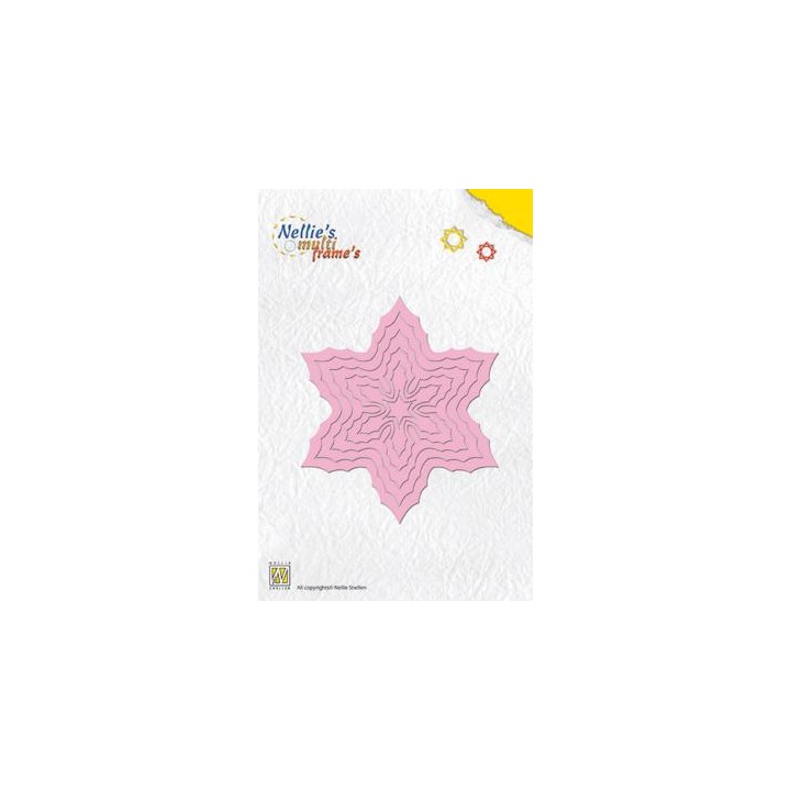 (MFD046)Frame dies multi poinsetta