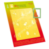 (35.9563)Embossing folder & matching dies Post Stamps Christmas