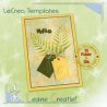 (35.9570)Embossing folder & matching dies Tags Labels Autumn