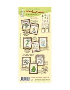 (55.9488)LeCrea - Combi clear stamp Post Stamps Christmas