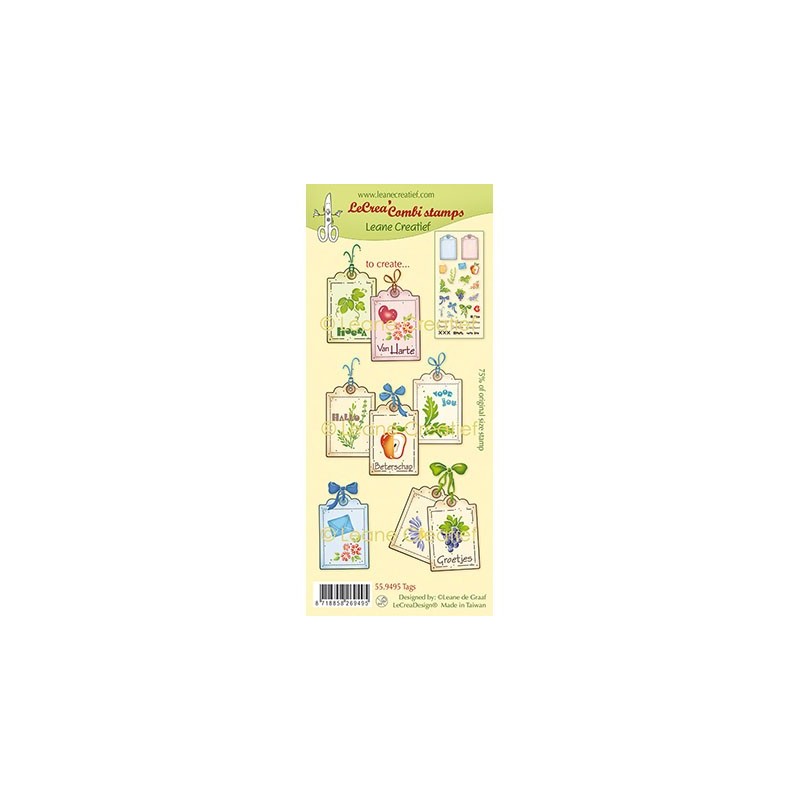 (55.9495)LeCrea - Combi clear stamp Tags