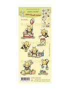 (55.9532)LeCrea - Combi clear stamp Little Bees