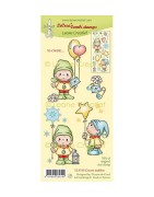 (55.9549)LeCrea - Combi clear stamp Gnome Toddlers