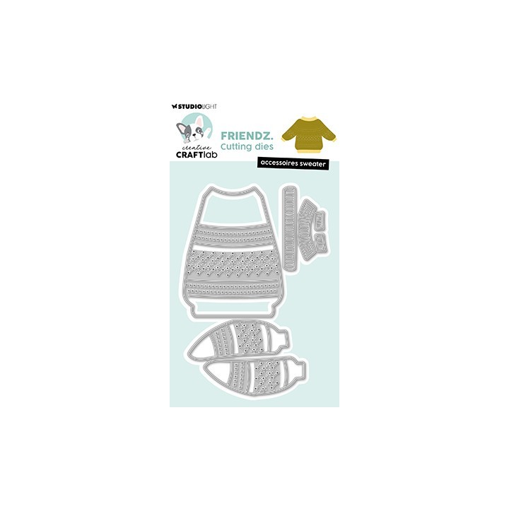 (CCL-FR-CD988)Studio Light Cutting Die Sweater Friendz nr.988