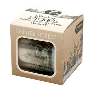 (SL-ES-STIC49)Studio Light Clear Stickers Winter Wonderland on a roll Essentials nr. 49