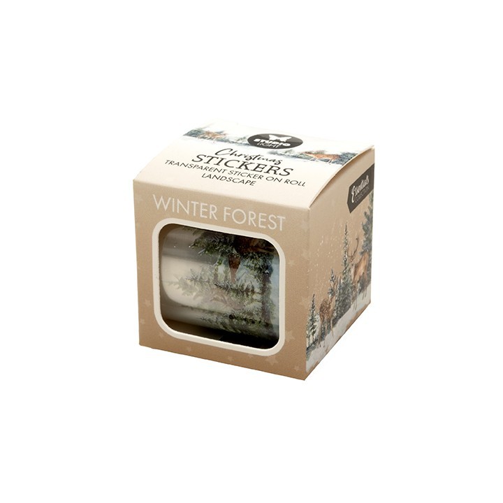 (SL-ES-STIC49)Studio Light Clear Stickers Winter Wonderland on a roll Essentials nr. 49