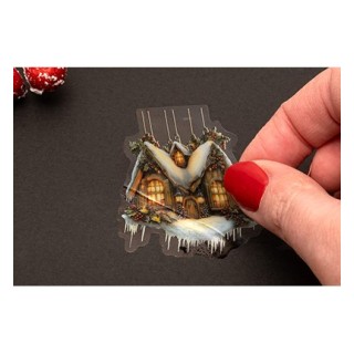 (SL-ES-STIC50)Studio Light Clear Stickers Fairy Christmas Designs Essentials nr. 50