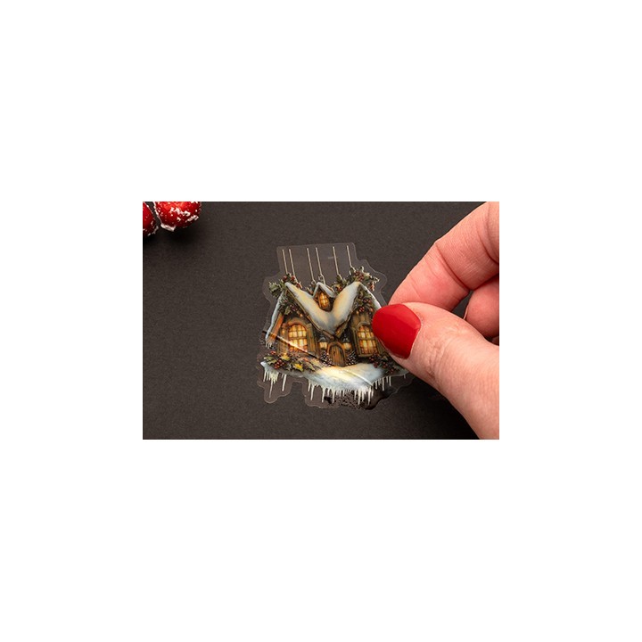 (SL-ES-STIC50)Studio Light Clear Stickers Fairy Christmas Designs Essentials nr. 50