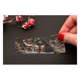 (SL-ES-STIC51)Studio Light Clear Stickers Fairy Winter on a roll Essentials nr. 51
