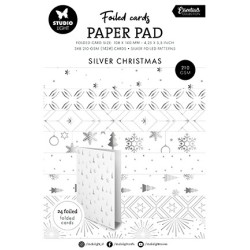 (SL-ES-PP384)Studio Light Paper Pad Silver patterns Essentials nr. 384