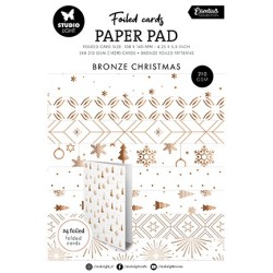 (SL-ES-PP385)Studio Light Paper Pad Bronze patterns Essentials nr. 385