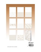 (SL-ES-PP385)Studio Light Paper Pad Bronze patterns Essentials nr. 385