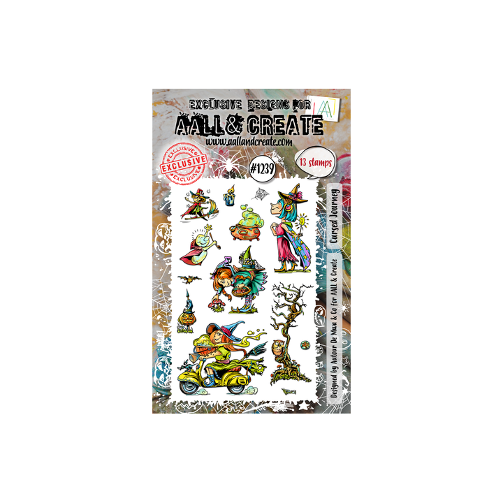 (AALL-TP-1239)Aall and Create Stamp Set A6 Cursed Journey