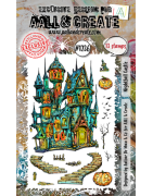 (AALL-TP-1236)Aall and Create Stamp Set A6 Nightfall Castle