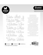(SL-ES-PE37)Studio Light SL Paper Elements Silver Sentiments Classic Essentials nr. 37
