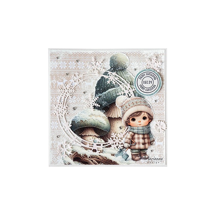 (LR0928)Creatables Ice crystals - circle