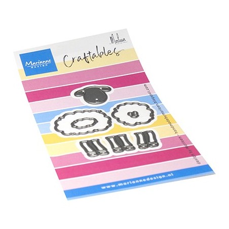 (CR1704)Craftables Sheep by Marleen
