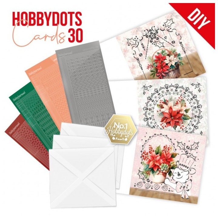 (DODOPP030)Dot and Do Cards 30 - Berries Beauties - Poinsettia