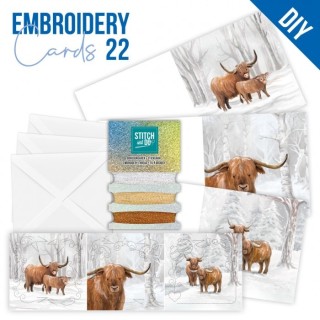 (STDOPP022)Stitch and Do Cards 22 - Berries Beauties - Sturdy Winter