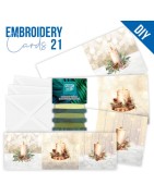 (STDOPP021)Stitch and Do Cards 21 - Berries Beauties - Christmas Candles