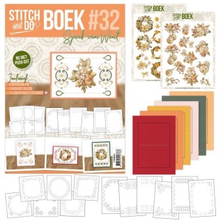 (STDOBB032)Stitch and Do boek A6 - 32 - Golden Moments