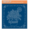(GRO-FL-42516-03)Groovi Plate A5 Linda's Primula Flowerpot