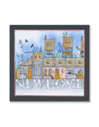 (STA-HO-12184-A5)Clarity Street Build a House A5 Stamp & Mask Set