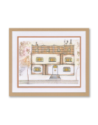 (STA-HO-12184-A5)Clarity Street Build a House A5 Stamp & Mask Set