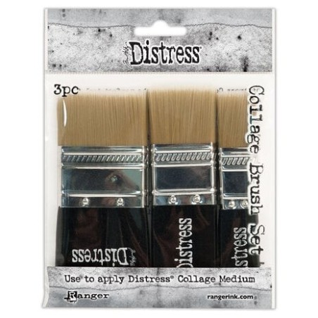 (TDA50896)Tim Holtz Distress Collage Brush Assortment (3pcs)