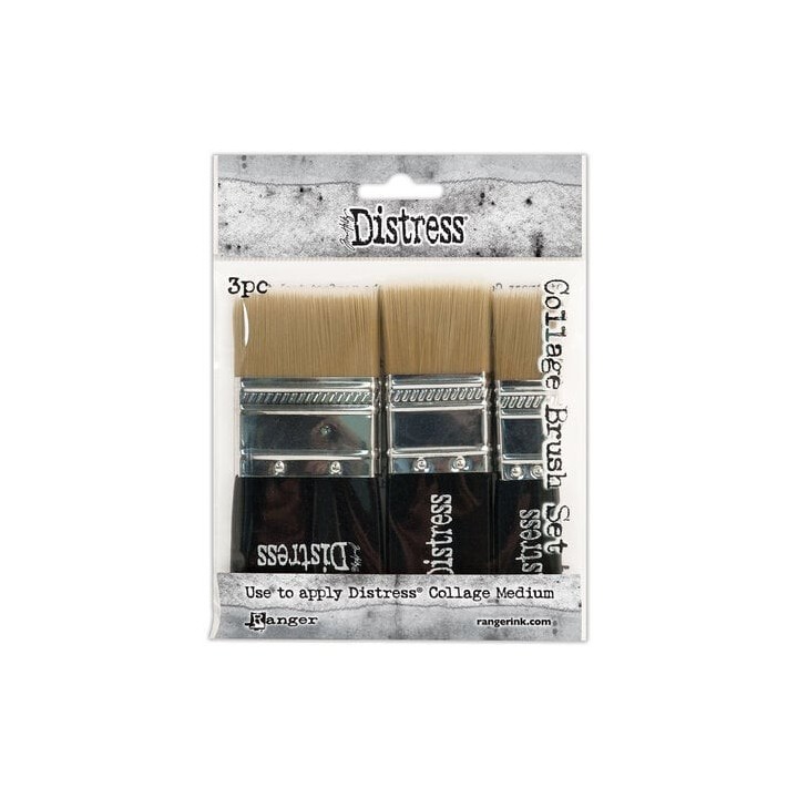 (TDA50896)Tim Holtz Distress Collage Brush Assortment (3pcs)