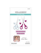 (S2-449)Spellbinders Sharon's Scissors Etched Dies