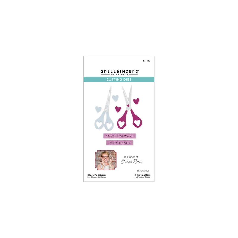 (S2-449)Spellbinders Sharon's Scissors Etched Dies (S2-449)Spellbinders Sharon's Scissors Etched Dies