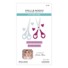 (S2-449)Spellbinders Sharon's Scissors Etched Dies
