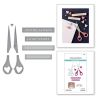 (S2-449)Spellbinders Sharon's Scissors Etched Dies
