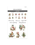 (SCSR-003)Spellbinders Holiday Magic Rub-On Sheets Holiday Magic