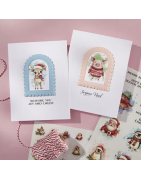 (SCSR-003)Spellbinders Holiday Magic Rub-On Sheets Holiday Magic
