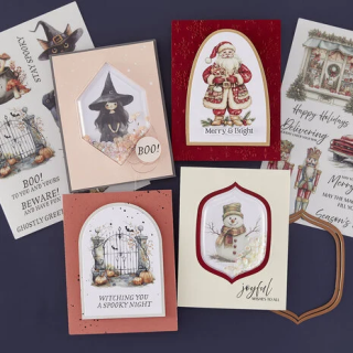 (SCSR-005)Spellbinders Simply Made Rub-On Sheets Joyful Wishes