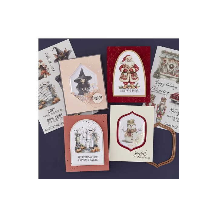 (SCSR-005)Spellbinders Simply Made Rub-On Sheets Joyful Wishes