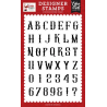 (SC457045)Echo Park Santa Claus Stamps Antique Alphabet