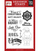(SC457047)Echo Park Santa Claus Stamps Be Merry And Bright