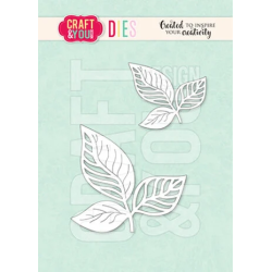 (CW357)Craft and You design Openwork Leaves by Gosia Dies