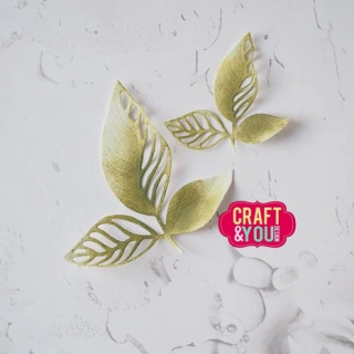 (CW357)Craft and You design Openwork Leaves by Gosia Dies