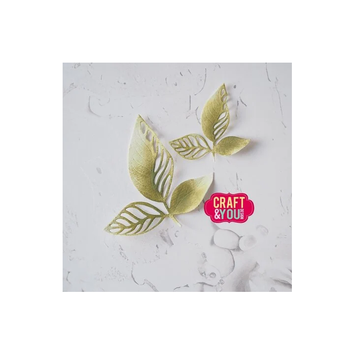 (CW357)Craft and You design Openwork Leaves by Gosia Dies