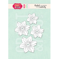 (CW360)Craft and You design Sweet Flowers by Gosia Dies