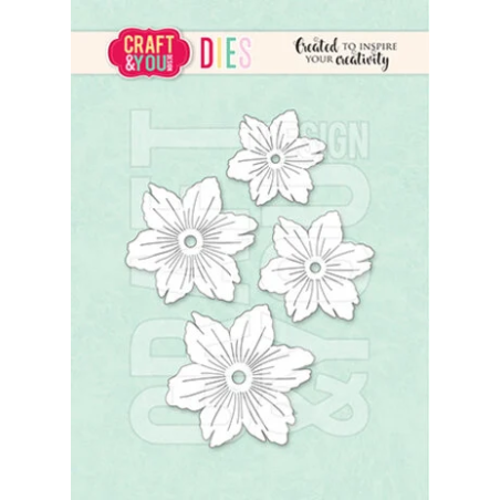 (CW360)Craft and You design Sweet Flowers by Gosia Dies