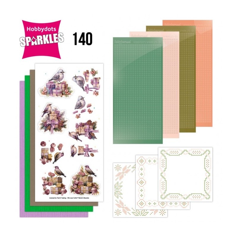 (SPDO140)Sparkles 140 - Berries Beauties - Pastel Purple Christmas (SPDO140)Sparkles 140 - Berries Beauties - Pastel Purple Christmas
