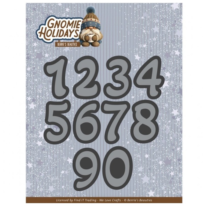 (BBD10064)Dies - Berries Beauties - Gnomie Holidays - Gnomie Numbers