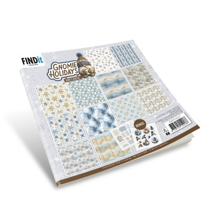 (BBPP10027)Paperpack - Berries Beauties - Gnomie Holidays 20 x 20 cm